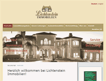 Tablet Screenshot of lichtenstein-immobilien.eu